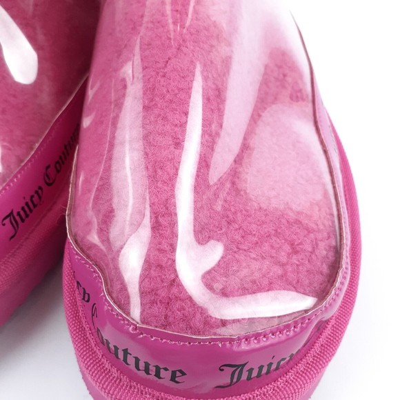Juicy Couture Klash Pink Shearling Bootie Boots Womens 11 Mens 9.5 Fashion Shoes - Picture 6 of 11